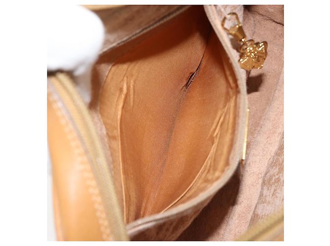 Gucci Borsa a Spalla Micro GG Supreme PVC Oro Beige 007 084 0092 Auth ep11900 D'oro - vista 22