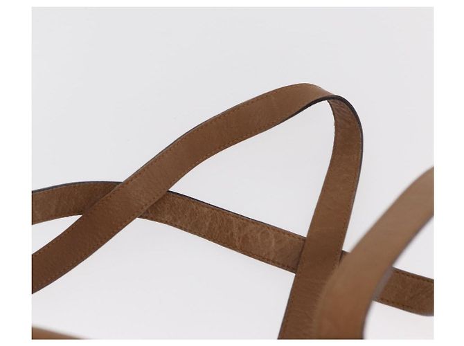 Zaino in pelle beige oro Auth 152109 di Salvatore Ferragamo - vista 15