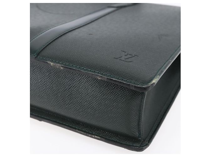 LOUIS VUITTON Taiga Porta Documentos Rozan Bolsa Épicea M30054 LV Auth ka008 - vista 9