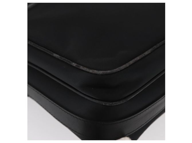 Borsa a Spalla in Nylon Nera e Argento Autentica BURBERRY ka086 Nero - vista 10