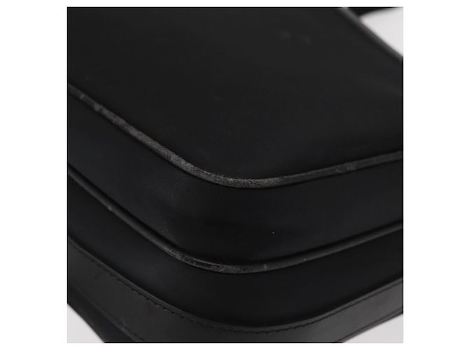 Borsa a Spalla in Nylon Nera e Argento Autentica BURBERRY ka086 Nero - vista 11