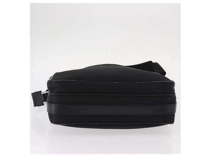 Borsa a Spalla in Nylon Nera e Argento Autentica BURBERRY ka086 Nero - vista 9