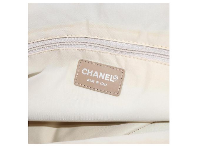 CHANEL Nuova Borsa Tote da Viaggio in Nylon Rosa CC Auth SW1851 - vista 17