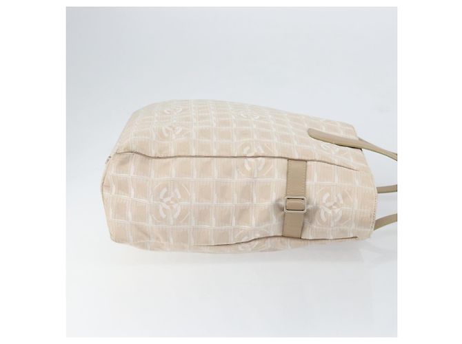 CHANEL Nuova Borsa Tote da Viaggio in Nylon Rosa CC Auth SW1851 - vista 4