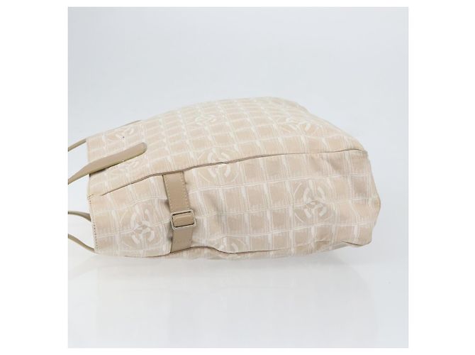 CHANEL Nuova Borsa Tote da Viaggio in Nylon Rosa CC Auth SW1851 - vista 5