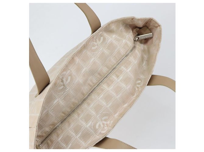CHANEL Nuova Borsa Tote da Viaggio in Nylon Rosa CC Auth SW1851 - vista 6