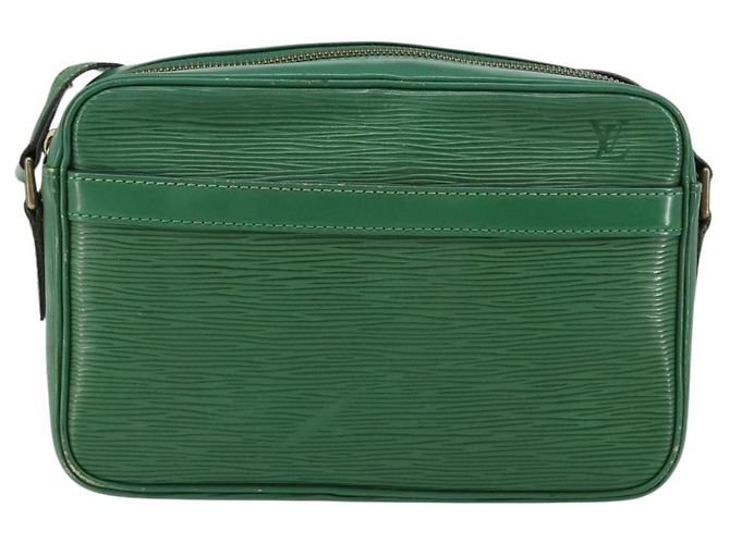 LOUIS VUITTON Borsa a Spalla Epi Trocadero 23 Verde M52304 LV Auth ka003 - vista 13