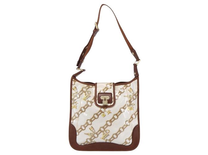LOUIS VUITTON Borsa a Spalla Musette Monogram Charm Bianca M95158 LV Auth ka027 Bianco - vista 13