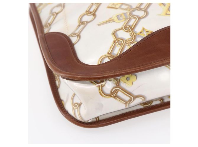 LOUIS VUITTON Borsa a Spalla Musette Monogram Charm Bianca M95158 LV Auth ka027 Bianco - vista 14