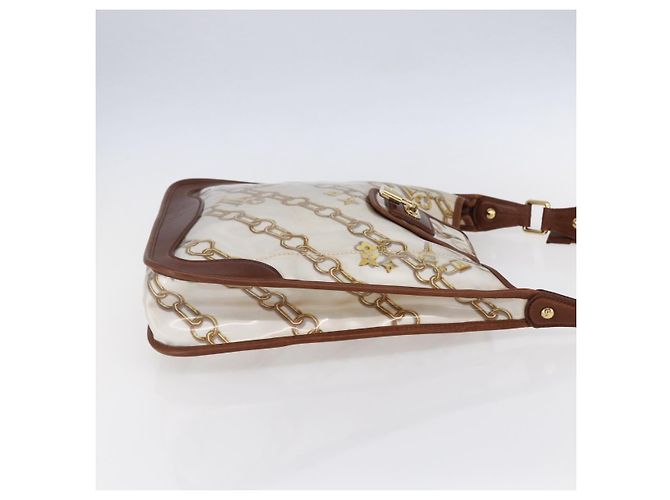 LOUIS VUITTON Borsa a Spalla Musette Monogram Charm Bianca M95158 LV Auth ka027 Bianco - vista 4