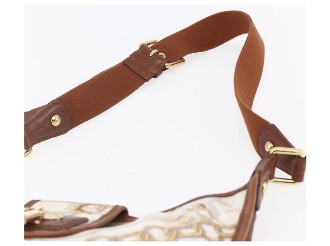 LOUIS VUITTON Borsa a Spalla Musette Monogram Charm Bianca M95158 LV Auth ka027 Bianco - vista 8