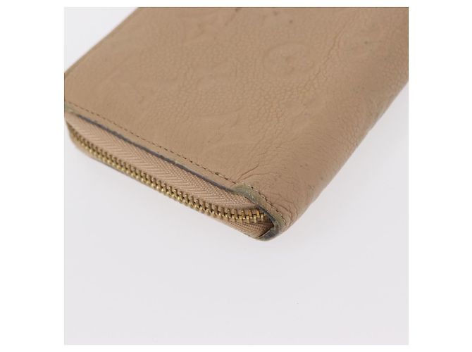Cartera Zippy Monogram Empreinte LOUIS VUITTON Beige M61866 Auth bs31261 - vista 15