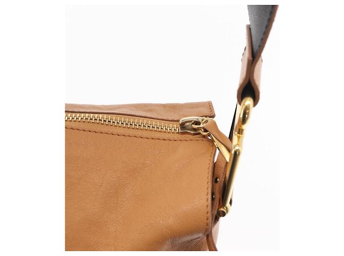 Chloé Chloe Vanessa Schultertasche aus Leder Braun Gold Auth bs31202 Golden - Ansicht 15