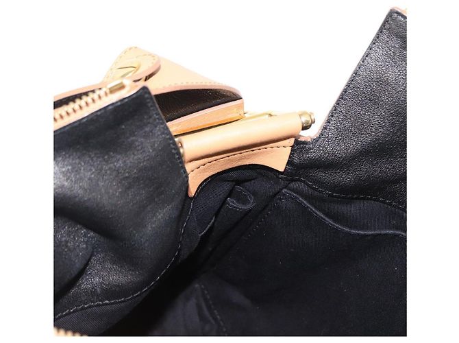 Chloé Chloe Vanessa Schultertasche aus Leder Braun Gold Auth bs31202 Golden - Ansicht 17