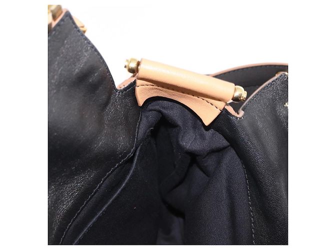 Chloé Chloe Vanessa Schultertasche aus Leder Braun Gold Auth bs31202 Golden - Ansicht 18
