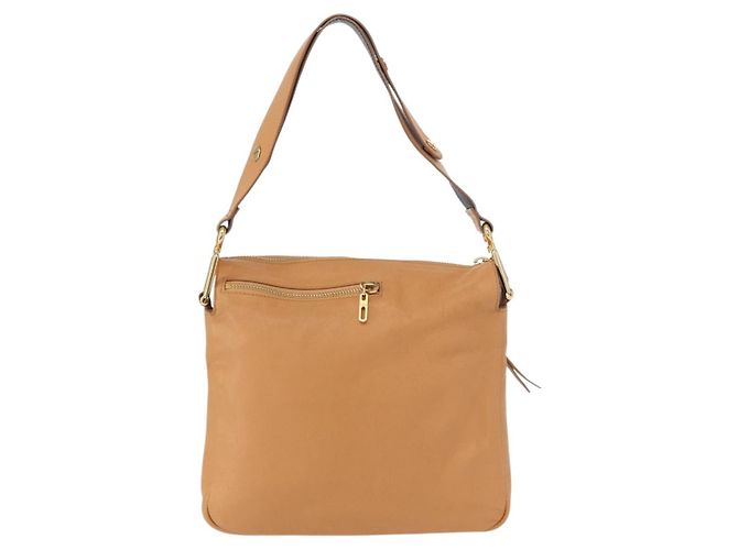 Chloé Chloe Vanessa Schultertasche aus Leder Braun Gold Auth bs31202 Golden - Ansicht 2