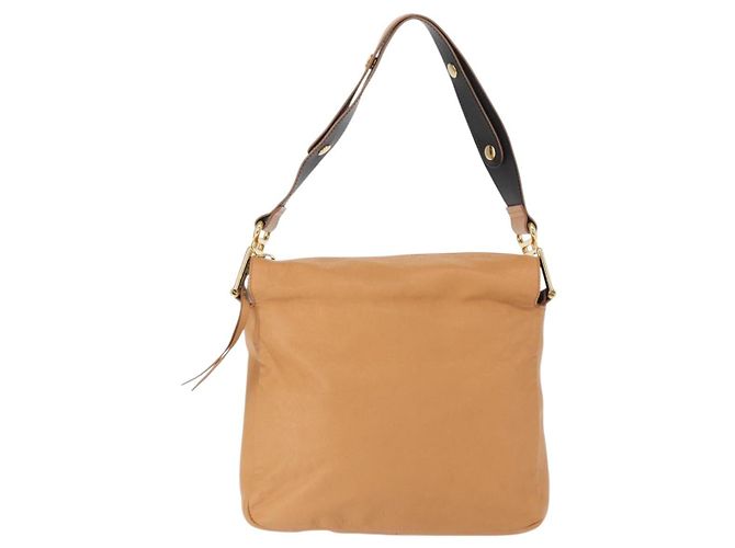 Chloé Chloe Vanessa Schultertasche aus Leder Braun Gold Auth bs31202 Golden - Ansicht 3