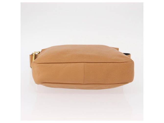 Chloé Chloe Vanessa Schultertasche aus Leder Braun Gold Auth bs31202 Golden - Ansicht 9
