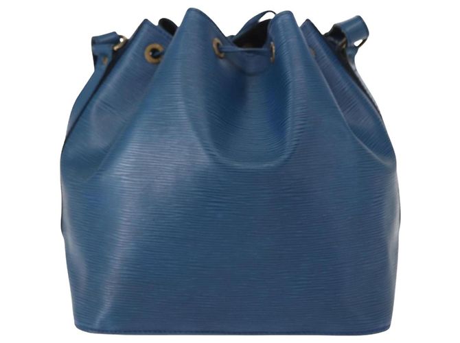 Noe LOUIS VUITTON Bolsa de Ombro Petit Noé Epi Azul M44105 LV Auth BA7654 - vista 2
