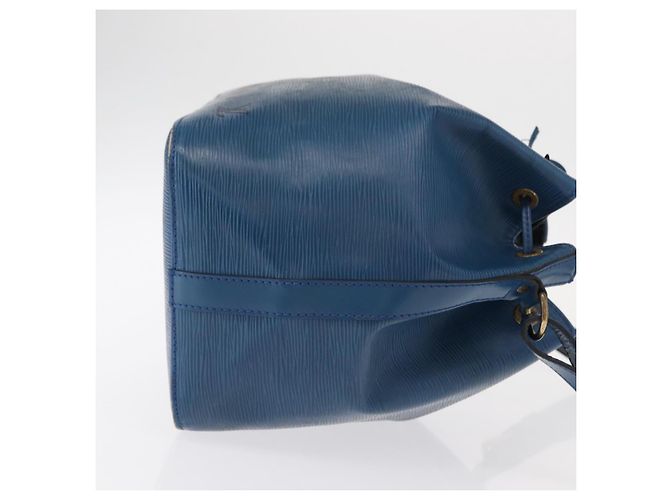 Noe LOUIS VUITTON Bolsa de Ombro Petit Noé Epi Azul M44105 LV Auth BA7654 - vista 3