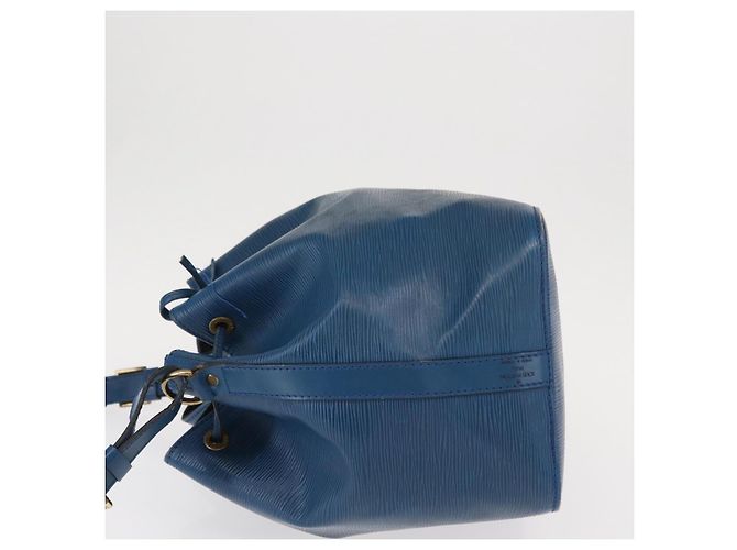 Noe LOUIS VUITTON Bolsa de Ombro Petit Noé Epi Azul M44105 LV Auth BA7654 - vista 4