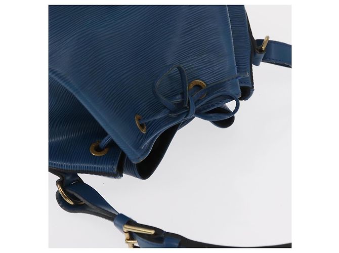 Noe LOUIS VUITTON Bolsa de Ombro Petit Noé Epi Azul M44105 LV Auth BA7654 - vista 6