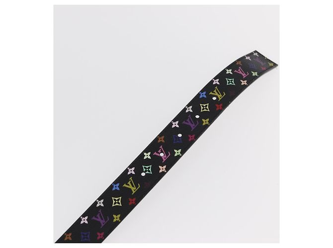 LOUIS VUITTON Multicolor Care Gürtel 70-80 Schwarz M9271 Auth LV am9640 - Ansicht 7