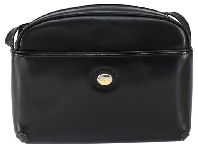 Borsa a Spalla in Pelle Nera e Oro Auth BA7973 di GUCCI Nero D'oro - vista 2