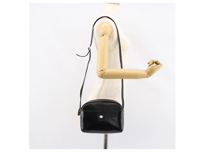 Borsa a Spalla in Pelle Nera e Oro Auth BA7973 di GUCCI Nero D'oro - vista 23