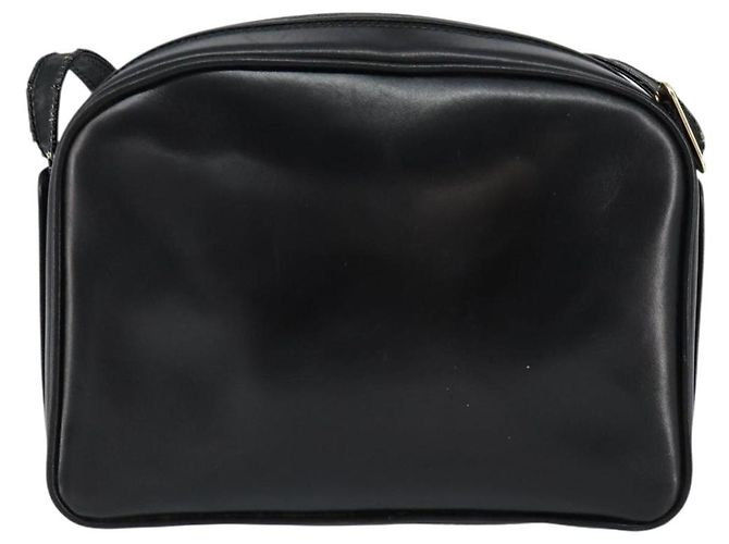 Borsa a Spalla in Pelle Nera e Oro Auth BA7973 di GUCCI Nero D'oro - vista 3