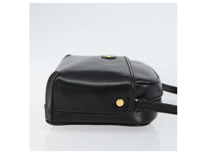 Borsa a Spalla in Pelle Nera e Oro Auth BA7973 di GUCCI Nero D'oro - vista 4