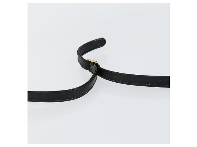 Borsa a Spalla in Pelle Nera e Oro Auth BA7973 di GUCCI Nero D'oro - vista 8