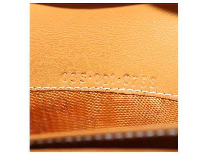 GUCCI Cartera Larga Micro GG Supreme PVC Beige Oro 035 001 0758 Auth am9600V - vista 19