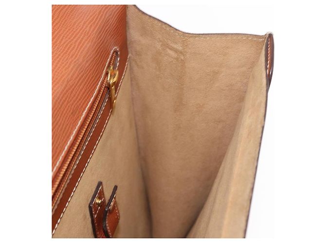LOEWE Cartella Anagramma Pelle Verde Oro Auth bs30318 D'oro - vista 18