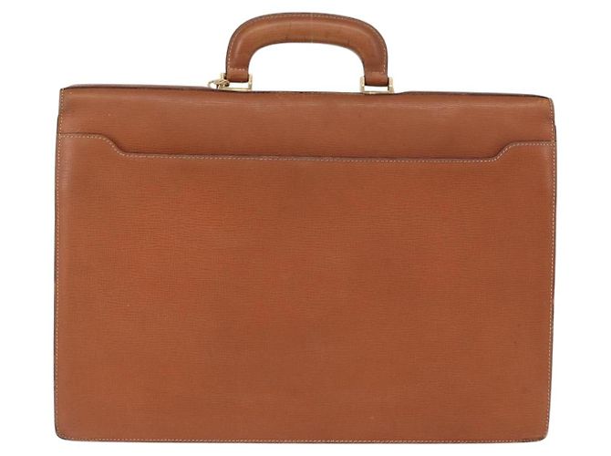 LOEWE Cartella Anagramma Pelle Verde Oro Auth bs30318 D'oro - vista 2