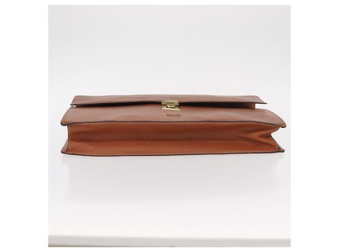 LOEWE Cartella Anagramma Pelle Verde Oro Auth bs30318 D'oro - vista 5