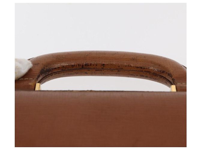 LOEWE Cartella Anagramma Pelle Verde Oro Auth bs30318 D'oro - vista 7
