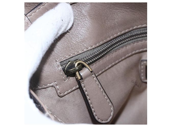 BALLY Borsa a Spalla in Pelle Beige Oro Auth BA7570 D'oro - vista 20