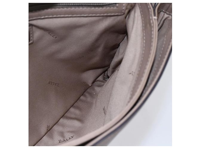 BALLY Borsa a Spalla in Pelle Beige Oro Auth BA7570 D'oro - vista 21