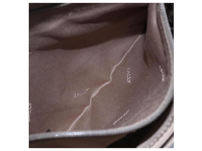 BALLY Borsa a Spalla in Pelle Beige Oro Auth BA7570 D'oro - vista 23