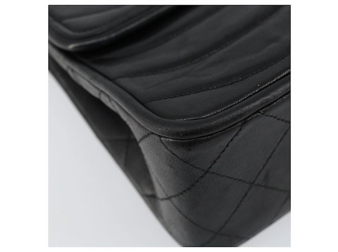 Borsa a Spalla CHANEL in Pelle di Agnello Nera Oro CC Auth bs30716 Nero D'oro - vista 15