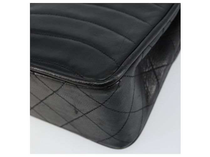 Borsa a Spalla CHANEL in Pelle di Agnello Nera Oro CC Auth bs30716 Nero D'oro - vista 16