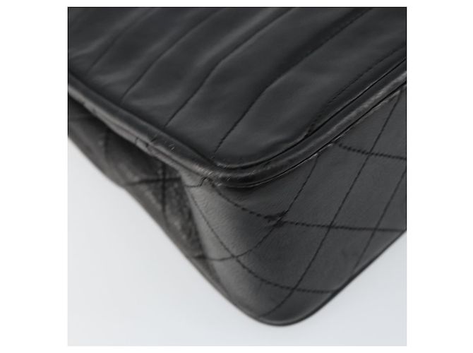 Borsa a Spalla CHANEL in Pelle di Agnello Nera Oro CC Auth bs30716 Nero D'oro - vista 17