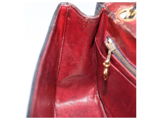 Borsa a Spalla CHANEL in Pelle di Agnello Nera Oro CC Auth bs30716 Nero D'oro - vista 20