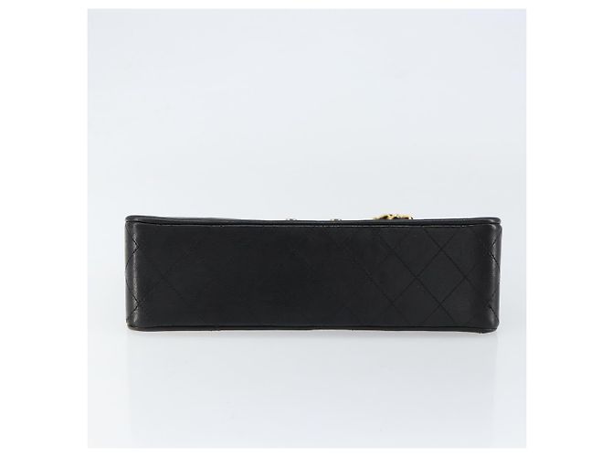 Borsa a Spalla CHANEL in Pelle di Agnello Nera Oro CC Auth bs30716 Nero D'oro - vista 5