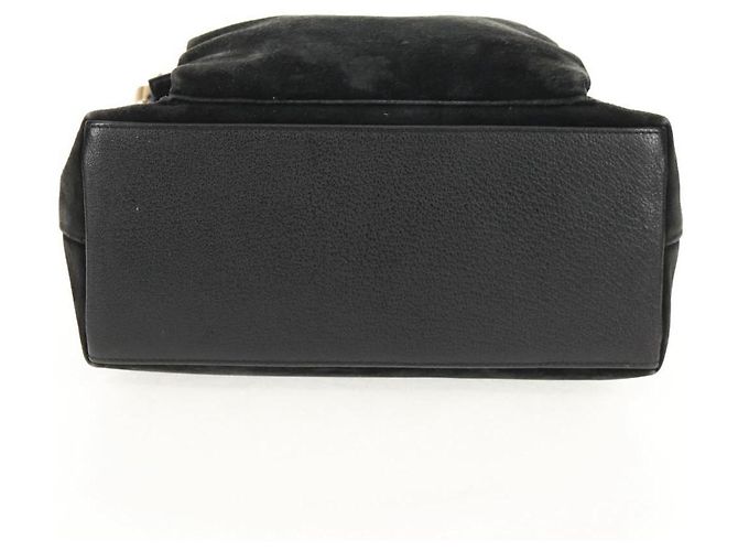 Borsa a mano in suede GUCCI Bamboo 2way Nera 002 2058 0508 0 Auth ep11483 Nero - vista 5