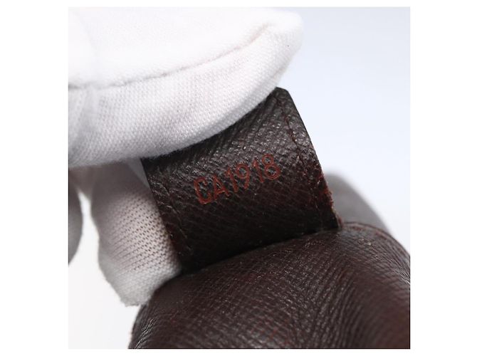 LOUIS VUITTON Trousse Toilette 25 Damier Ebene Borsa Clutch N47624 LV Auth bs30836 - vista 12