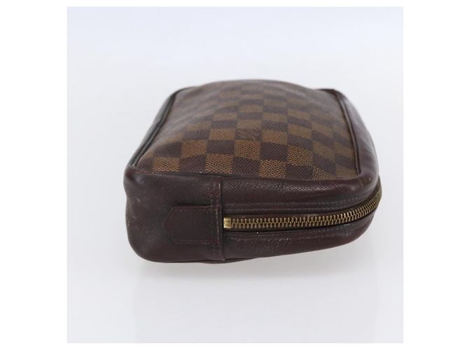 LOUIS VUITTON Trousse Toilette 25 Damier Ebene Borsa Clutch N47624 LV Auth bs30836 - vista 3
