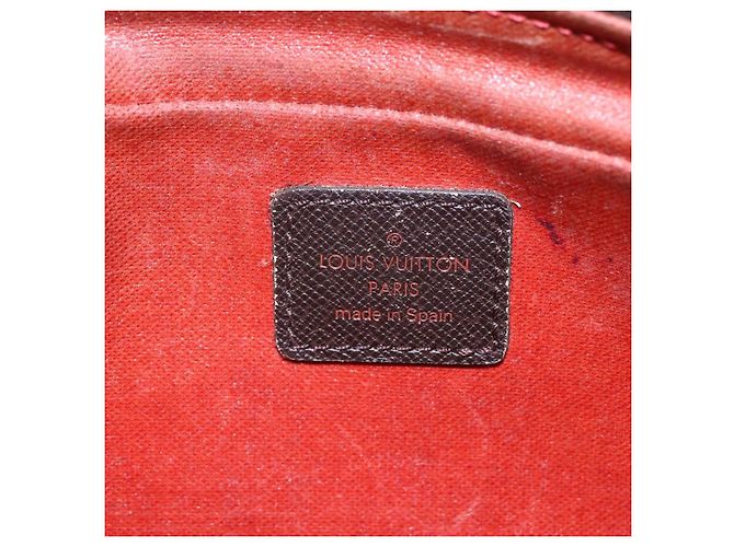 LOUIS VUITTON Trousse Toilette 25 Damier Ebene Borsa Clutch N47624 LV Auth bs30836 - vista 9