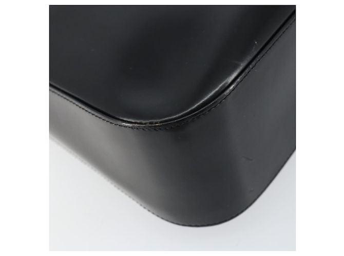 Borsa a Spalla Christian Dior in Pelle Nera Oro Auth 152185 Nero D'oro - vista 14
